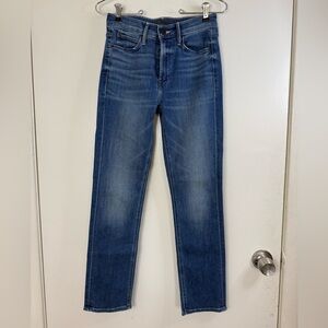 Mother midrise dazzler ankle jeans 25